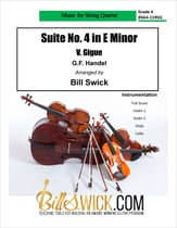 Suite No. 4 in E Minor P.O.D. cover